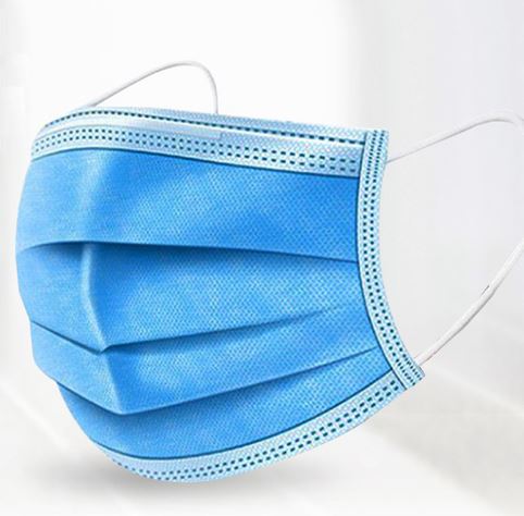 Masker Anti-virus 3-lapis Sekali Pakai Medis